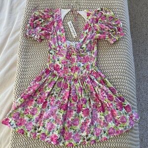 For Love and Lemons Floral Dress